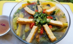 Canh chua đậu chay hấp dẫn lại dễ thực hiện