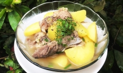 Canh khoai tây xương bò vừa ngon vừa dễ nấu