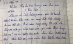 Học sinh tiểu học tả bác hàng xóm như 