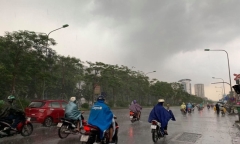 Bắc Bộ có mưa rào và dông, đề phòng thời tiết nguy hiểm