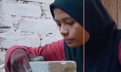 Tiết kiệm tiền thuê thợ, người phụ nữ tự xây nhà một mình và thành quả gây bất ngờ