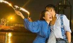 Minh Hằng khoe ảnh hạnh phúc bên chồng sau thông báo mang thai con đầu lòng