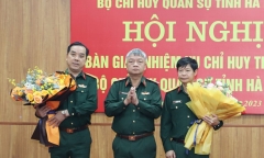 Bổ nhiệm nhân sự Bộ Tổng Tham mưu; giao nhiệm vụ Chỉ huy trưởng Bộ Chỉ huy Quân sự tỉnh
