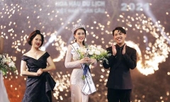 Tân Hoa hậu Du lịch Việt Nam Toàn cầu tỏa sáng với vương miện 3 tỷ đồng
