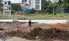Khẩn trương thi công hoàn trả đường dân sinh tại TP.Thái Nguyên