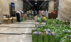 Cư dân Sunshine City chung tay giúp đỡ người có hoàn cảnh khó khăn vì dịch COVID-19