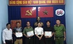 Khen thưởng giảng viên Trường đại học An ninh truy bắt cướp ở TP.HCM