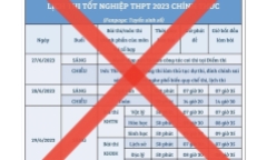Bộ GD&ĐT cảnh báo việc mạo danh, đưa thông tin không chính xác về lịch thi tốt nghiệp THPT 2023