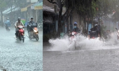 Áp thấp nhiệt đới gây mưa lớn từ miền Trung