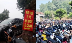 Lập bãi trông giữ xe tự phát dịp Tết có thể bị xử phạt bao nhiêu tiền?