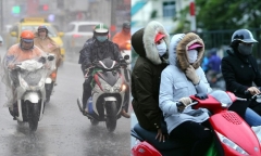 Dự báo Bắc Trung Bộ mưa to vào cuối tuần, Hà Nội sẽ đón đợt không khí lạnh đầu tiên