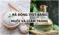 Mách chị em cách rã đông thịt “nhanh như chớp” bằng muối và giấm trắng