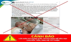 Bệnh viện Nhi Trung ương cảnh báo lừa đảo ủng hộ từ thiện