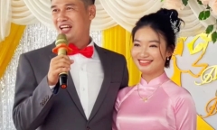 Nghệ sĩ Tiết Cương lên xe hoa ở tuổi U50: Từng học trường nổi tiếng,