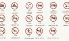 Các biển báo giao thông hình tròn và ý nghĩa cụ thể 