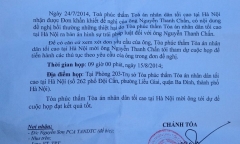 Ông Chấn dự cuộc họp với TAND tối cao về bồi thường oan sai