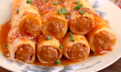Cách làm măng nhồi thịt sốt cà chua thơm ngon lạ miệng