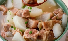 Canh củ cải thịt bò giàu dinh dưỡng lại dễ chế biến