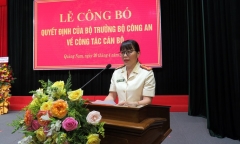Chân dung nữ Phó Giám đốc Công an tỉnh Quảng Nam vừa được bổ nhiệm