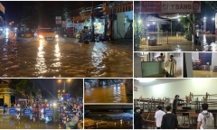 Hình ảnh người dân Khánh Hòa quay cuồng chạy lũ ngay trong đêm