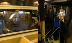 New York: 97 cửa kính tàu điện ngầm bị đập vỡ chỉ trong một đêm