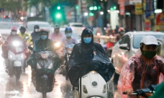 Từ đêm mai (15/9), miền Bắc và miền Trung đón mưa lớn
