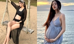 Á hậu Thúy An chính thức lên tiếng trước tin đồn sinh con gái đầu lòng