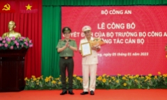 Tân Giám đốc Công an tỉnh Sóc Trăng vừa được bổ nhiệm là ai?