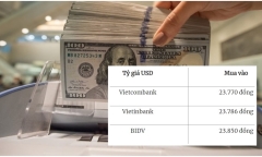 Tỷ giá USD mới nhất hôm nay 24/8: USD thế giới bất ngờ giảm 