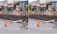 Vụ thi thể người đàn ông biến dạng trên quốc lộ ở Quảng Ngãi: Hình ảnh camera tiết lộ gì?
