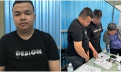 Phong tỏa tài khoản ngân hàng có dấu hiệu vi phạm, phát hiện nam thanh niên giả công an giở trò lừa đảo