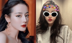 Tự sướng hưởng ứng ngày Quốc tế Thiếu nhi, Địch Lệ Nhiệt Ba không may lộ khuyết điểm trên khuôn mặt hoàn mỹ