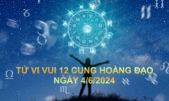Tử vi vui 12 cung hoàng đạo ngày 4/6: Bọ Cạp đầy năng lượng và tích cực