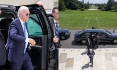 Ông Biden khỏi Covid-19, lần đầu xuất hiện ở Nhà Trắng sau khi ngừng tranh cử