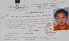Công an truy nã Lê Ngọc Trung- nhân viên ngân hàng lừa đảo, chiếm đoạt hơn 22 tỷ đồng
