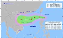 Bão Nesat hướng vào Biển Đông, có khả năng mạnh thêm 