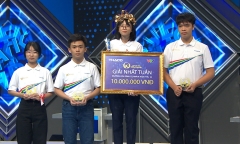 Bứt tốc ấn tượng, nữ sinh Hà Nội giành vòng nguyệt quế Đường lên đỉnh Olympia