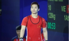Trịnh Văn Vinh đạt tổng cử 294kg, giành vé thứ 6 dự Olympic Paris 2024