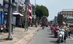 CSGT đang xác minh clip xe bồn 