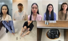 Khởi tố đối tượng người nước ngoài mở tiệc ma túy cùng 4 