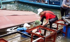 Bắc Kạn: Sập cầu phao, nhiều du khách rơi xuống hồ Ba Bể