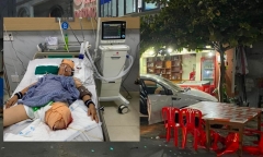 Vụ ô tô mất lái lao lên vỉa hè ở Hải Phòng, tông chủ nhà hàng nguy kịch: Tài xế là quân nhân