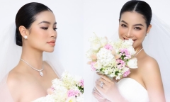 Hoa hậu Phạm Hương bất ngờ tung ảnh cưới