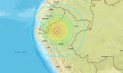Động đất mạnh 7,5 độ làm rung chuyển miền Bắc Peru, phá hủy 75 ngôi nhà