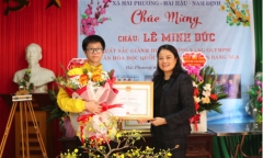 Nam sinh xuất sắc giành huy chương vàng Olympic Dự án Hoá học quốc tế được vinh danh tại quê nhà