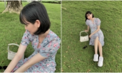 Hải Tú tung ảnh mới chuẩn nàng thơ, khéo khoe đôi khuyên được cho là 