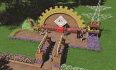 Ngắm đường hoa 11 tỷ đón Tết Nguyên đán 2015 tại Đồng Nai