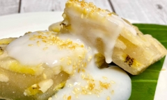 Bánh chuối hấp thơm nức mũi, vị thơm ngậy đảm bảo ăn một lần là nhớ mãi