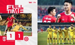 SLNA và Viettel chia điểm sau cuộc đối đầu cam go trên sân Vinh