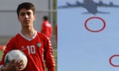 Cầu thủ 19 tuổi của tuyển Afghanistan rơi xuống đất tử vong vì bám càng máy bay Mỹ